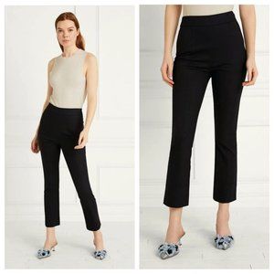 NWT Hill House The Claire Pant in Black Mid-Rise Slight Stretch Size Small
